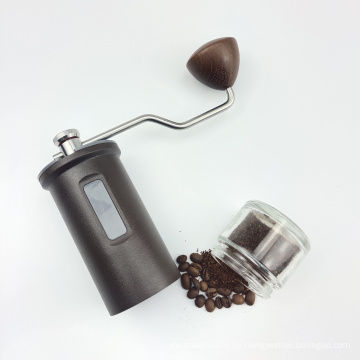 Manuelle Kaffeemühle Konische Gratmühle Tragbare Kaffeemühle Edelstahl Handkurbel Kaffeebohnenmühle für Espresso Geschenk